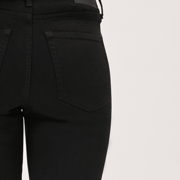 EVERLANE Black High Rise Skinny Jeans, Size 25 (US 2-4) - Picture 3 of 8
